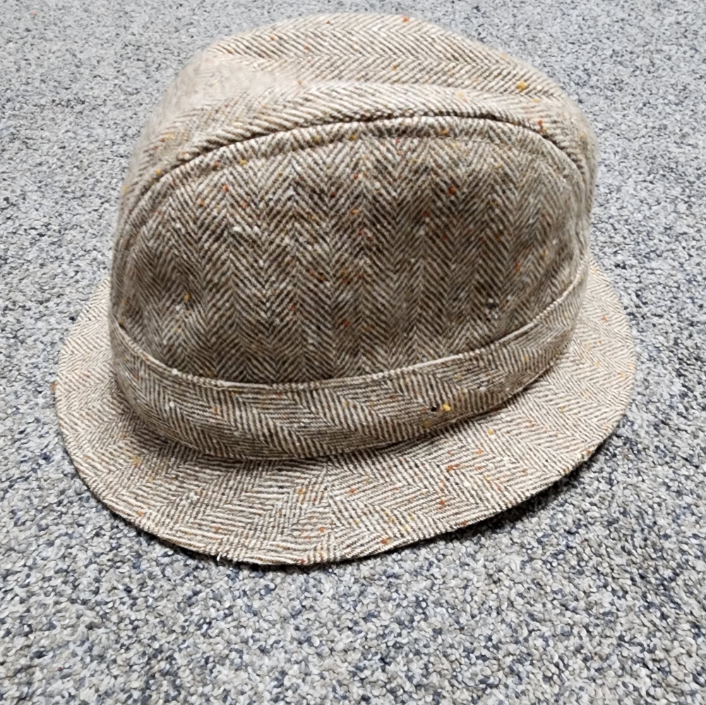 Pendleton Fedora Hat Brown Tweed Pure Virgin Wool… - image 4